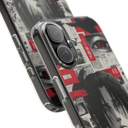 Anime-Inspired Clear Impact-Resistant Phone Case