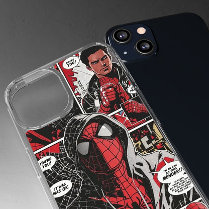 Spiderman Clear Phone Case