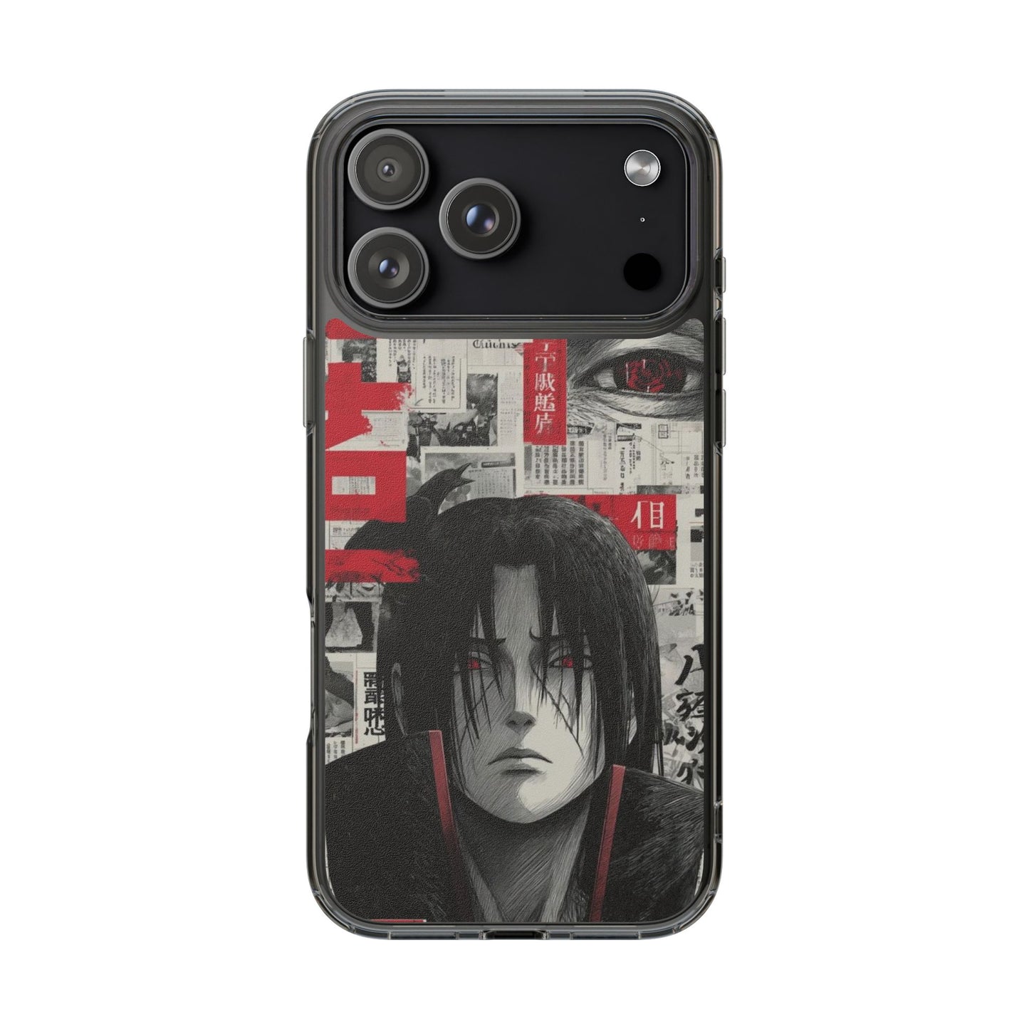 Anime-Inspired Clear Impact-Resistant Phone Case