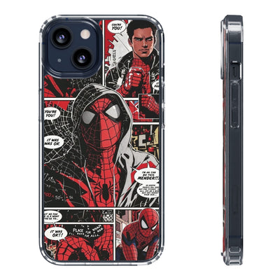 Spiderman Clear Phone Case