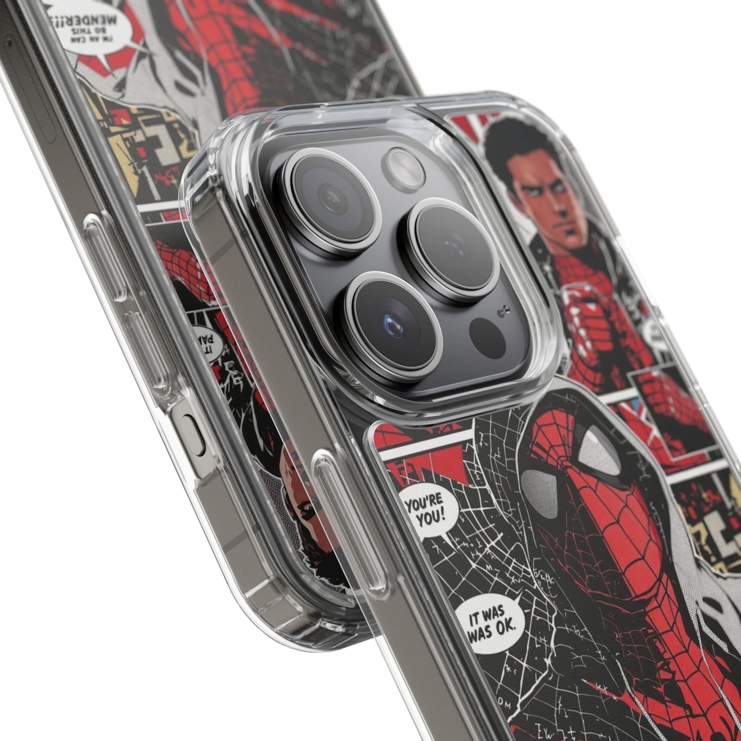 Spiderman Clear Phone Case