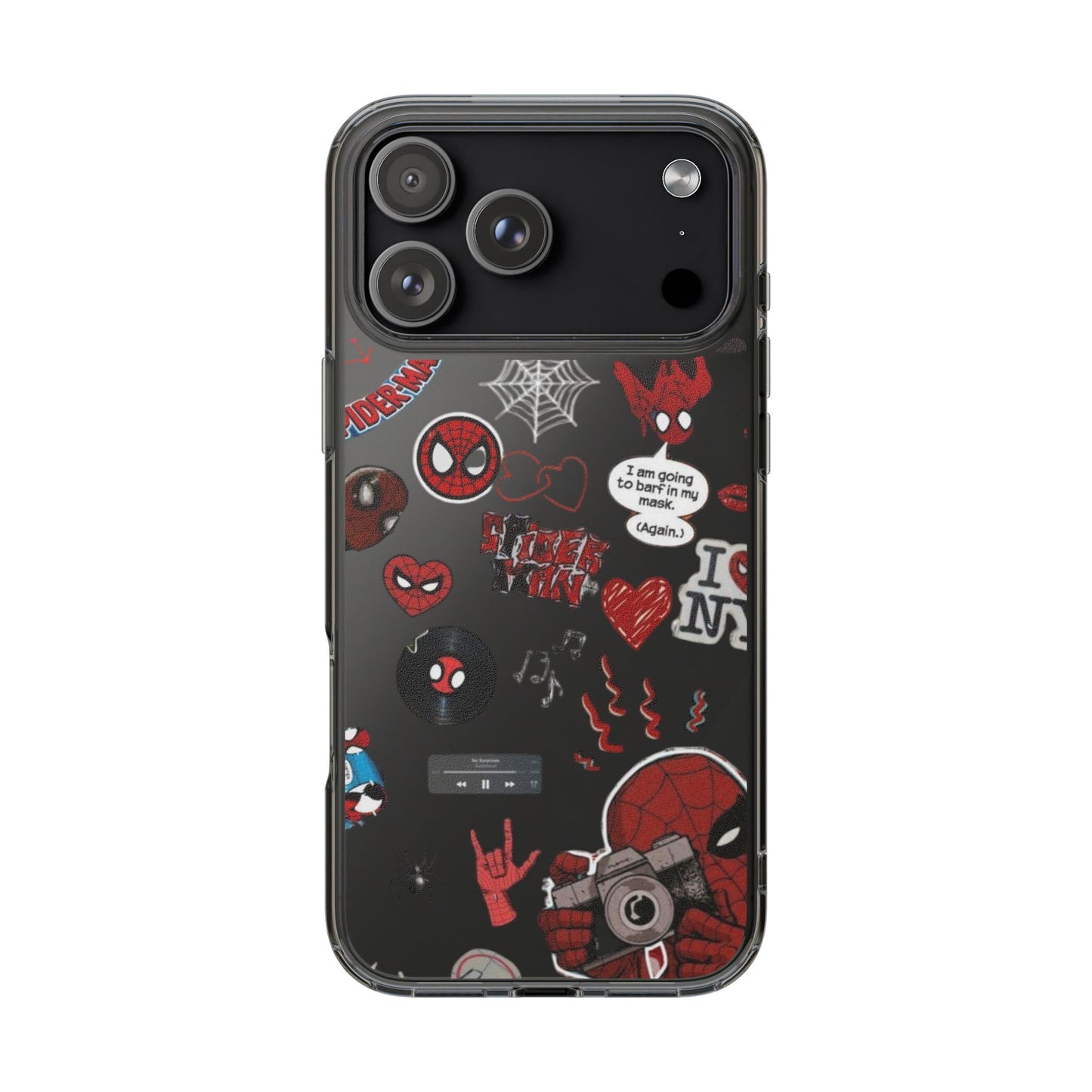 Spiderman Clear Impact-Resistant Phone Case