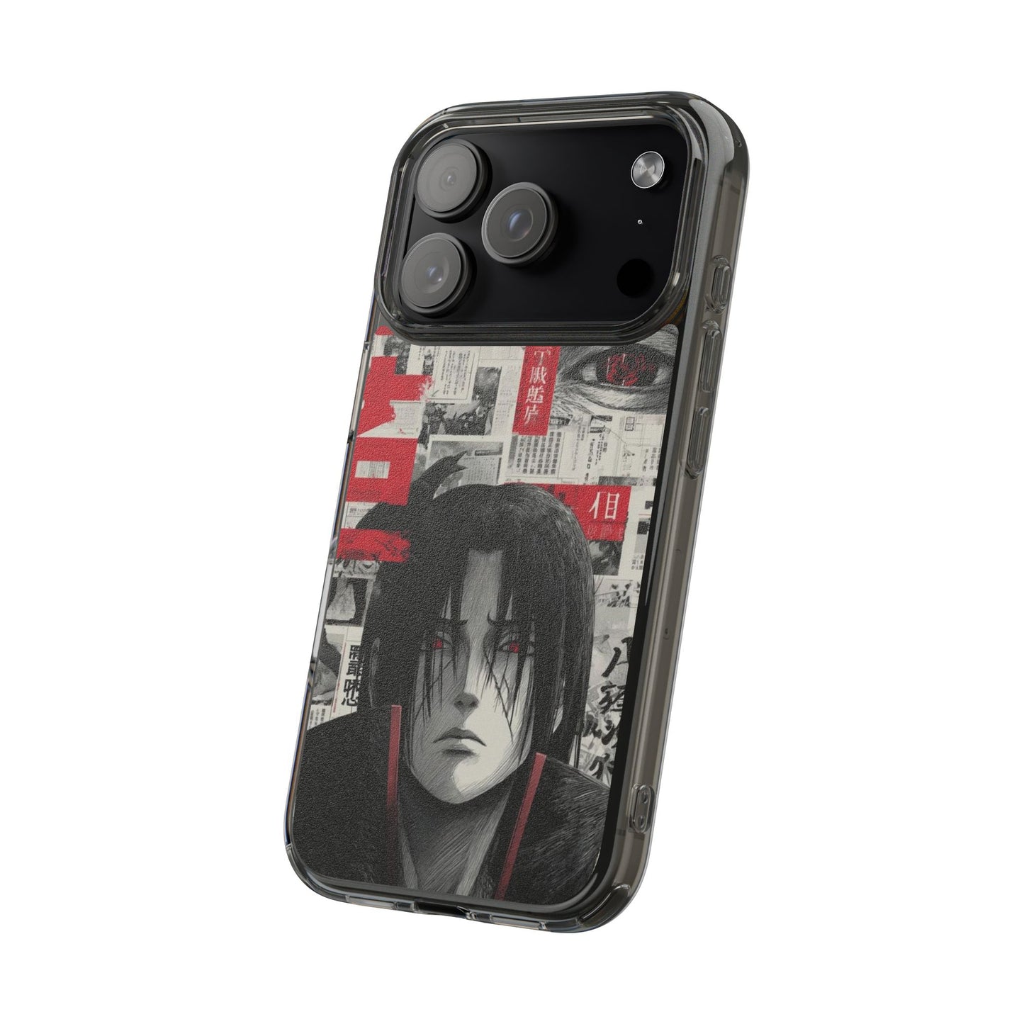 Anime-Inspired Clear Impact-Resistant Phone Case