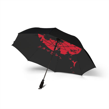 Stylish Foldable Umbrella with Japanese-Inspired Design