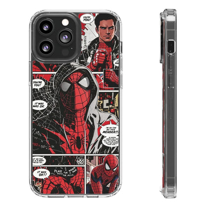 Spiderman Clear Phone Case