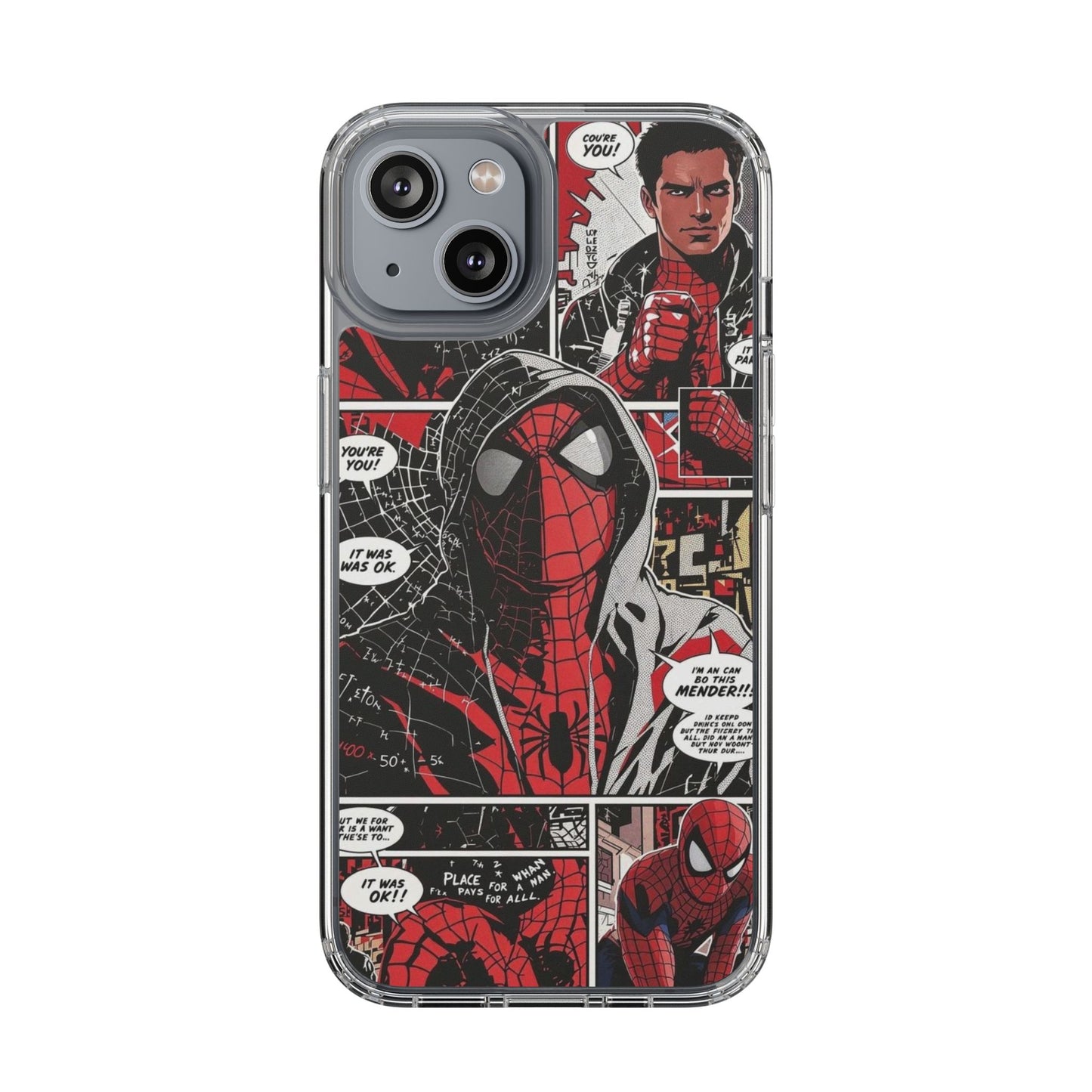 Spiderman Clear Phone Case