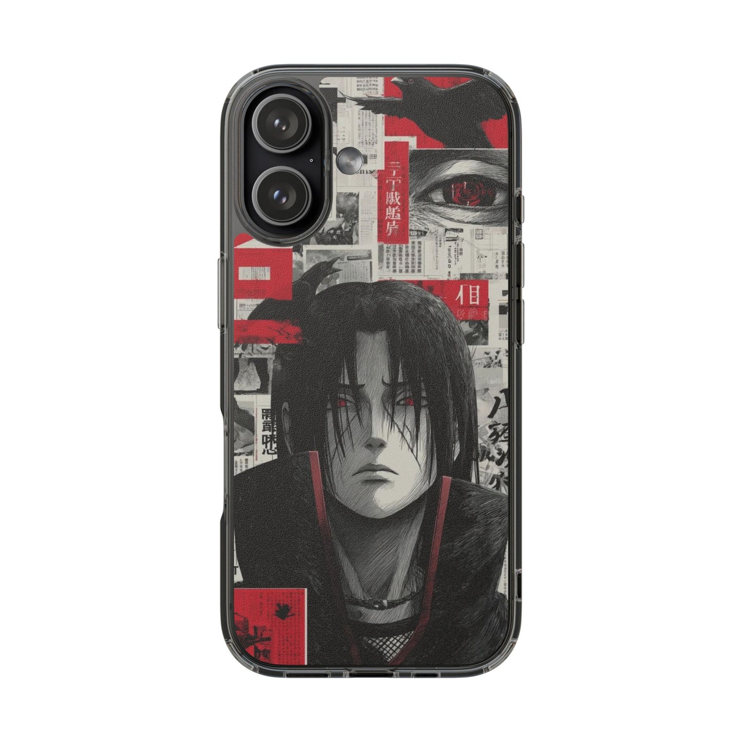 Anime-Inspired Clear Impact-Resistant Phone Case