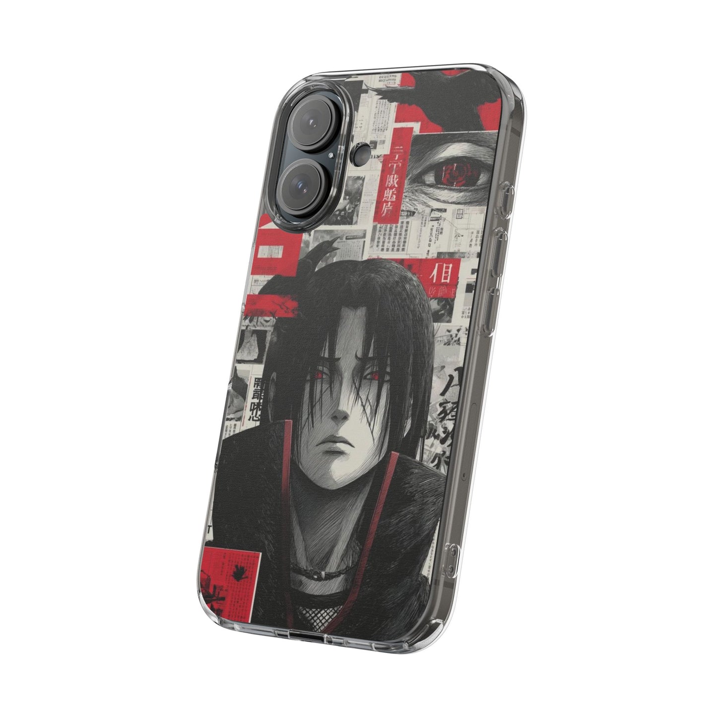 Anime-Inspired Clear Impact-Resistant Phone Case
