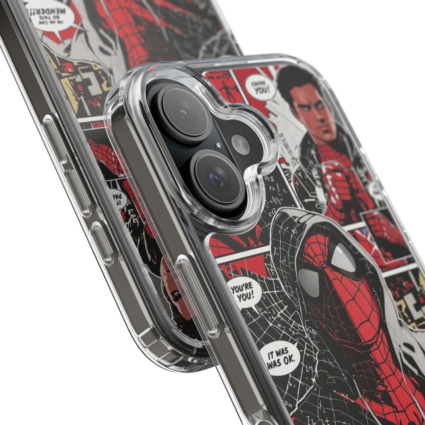 Spiderman Clear Phone Case