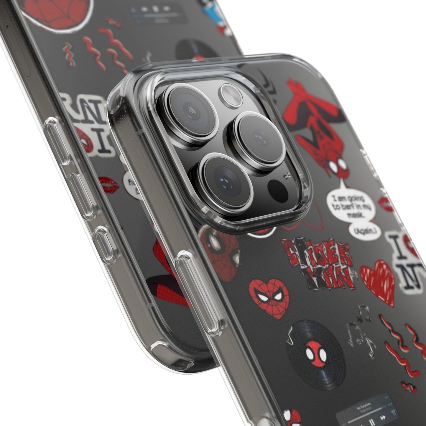 Spiderman Clear Impact-Resistant Phone Case