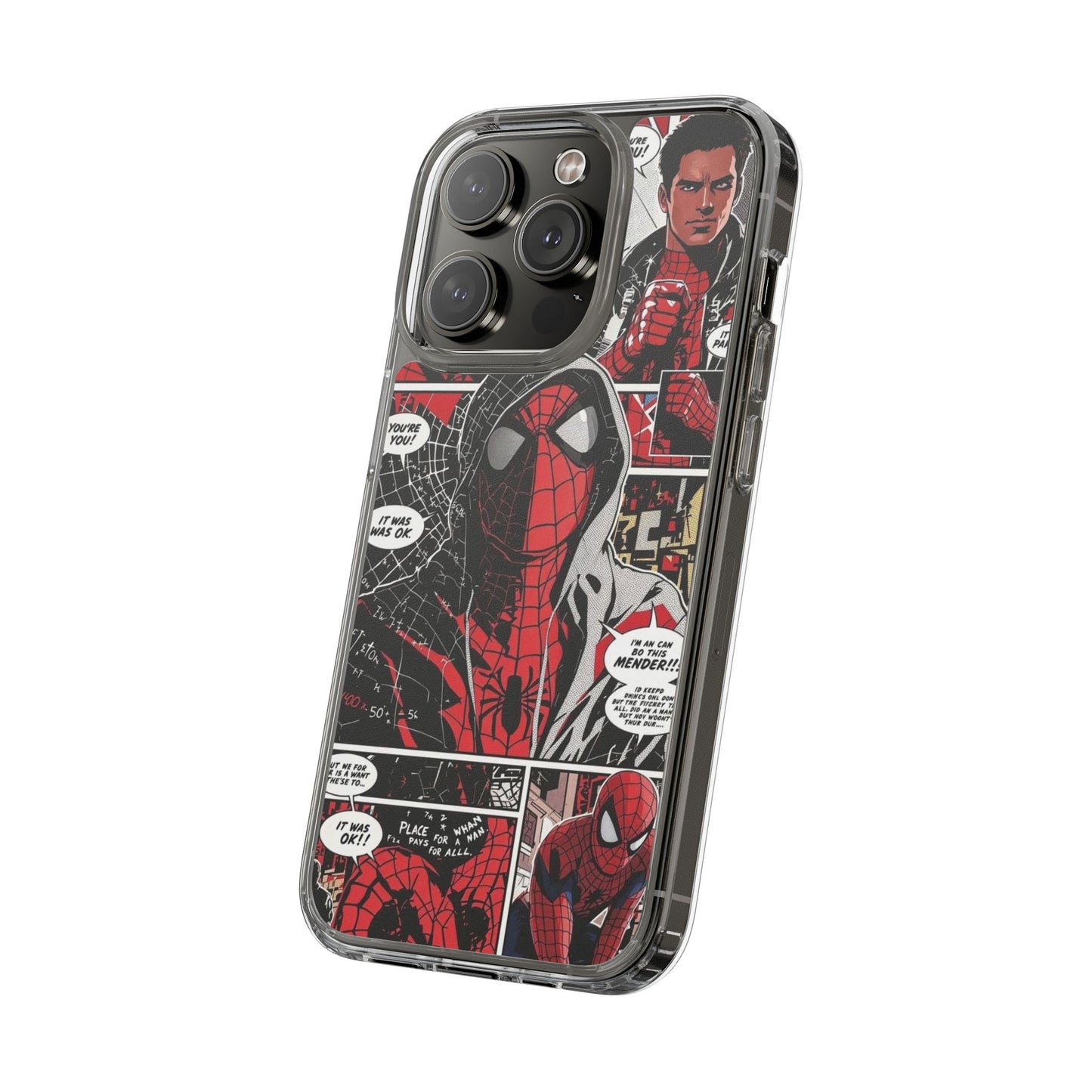 Spiderman Clear Phone Case