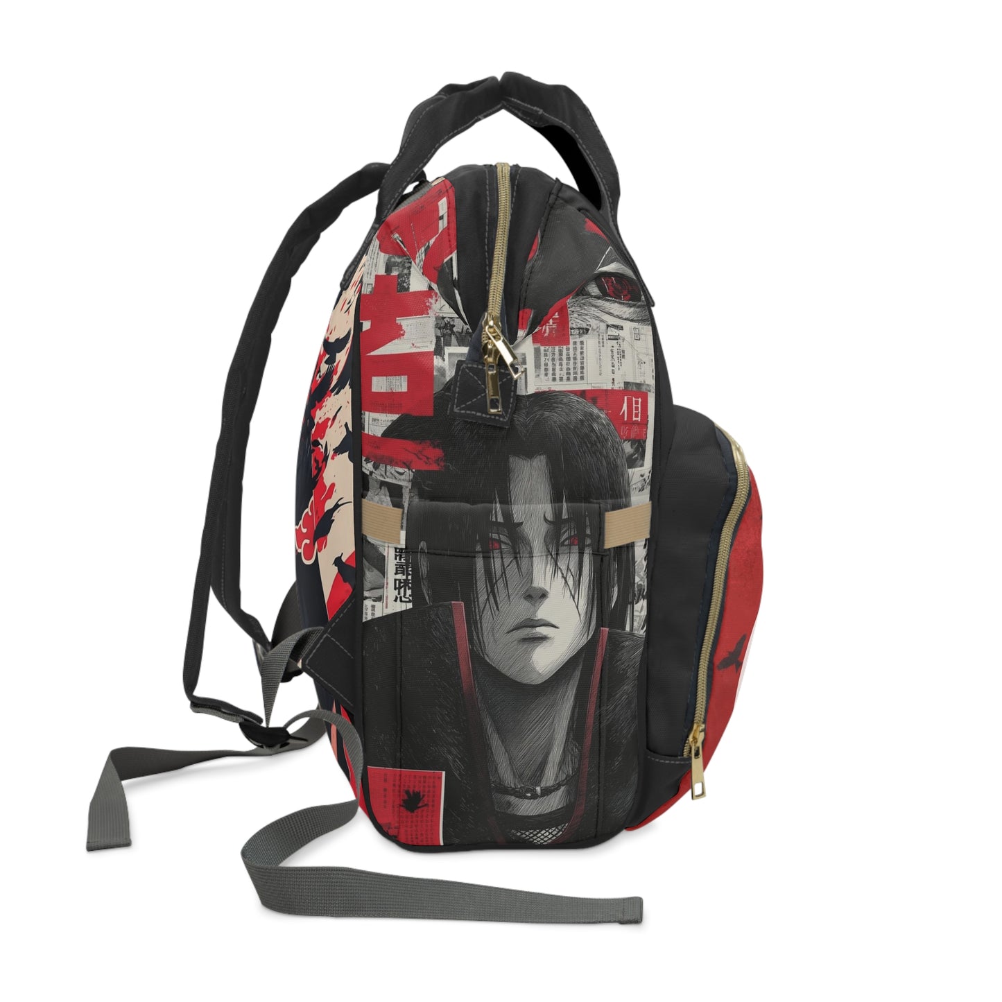 Anime-Inspired Multifunctional Diaper Backpack
