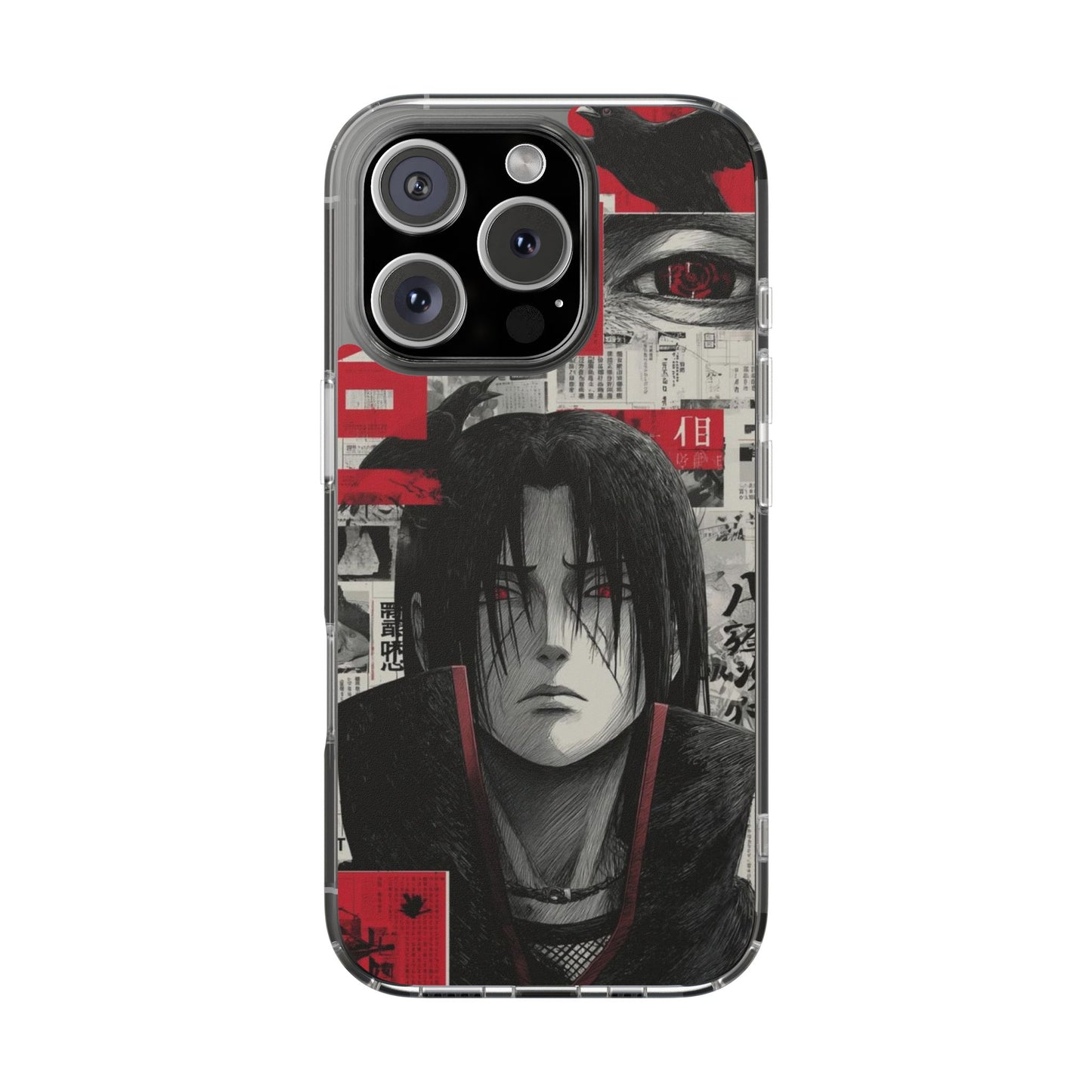 Anime-Inspired Clear Impact-Resistant Phone Case