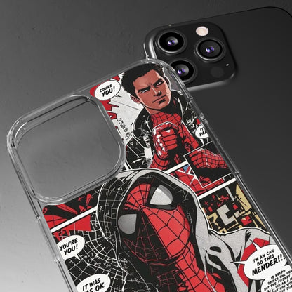 Spiderman Clear Phone Case