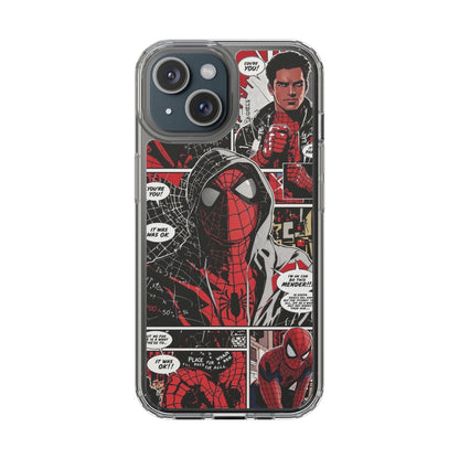 Spiderman Clear Phone Case