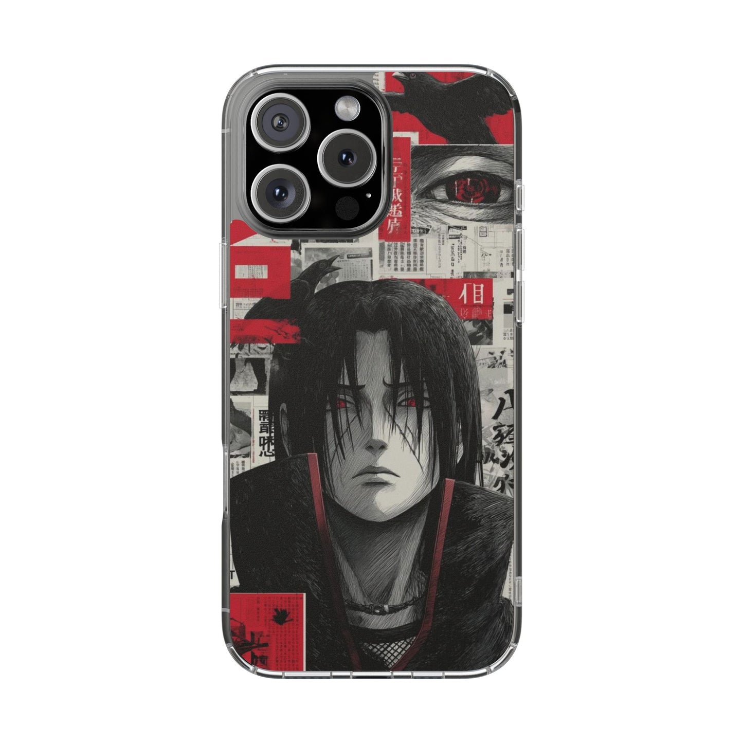 Anime-Inspired Clear Impact-Resistant Phone Case