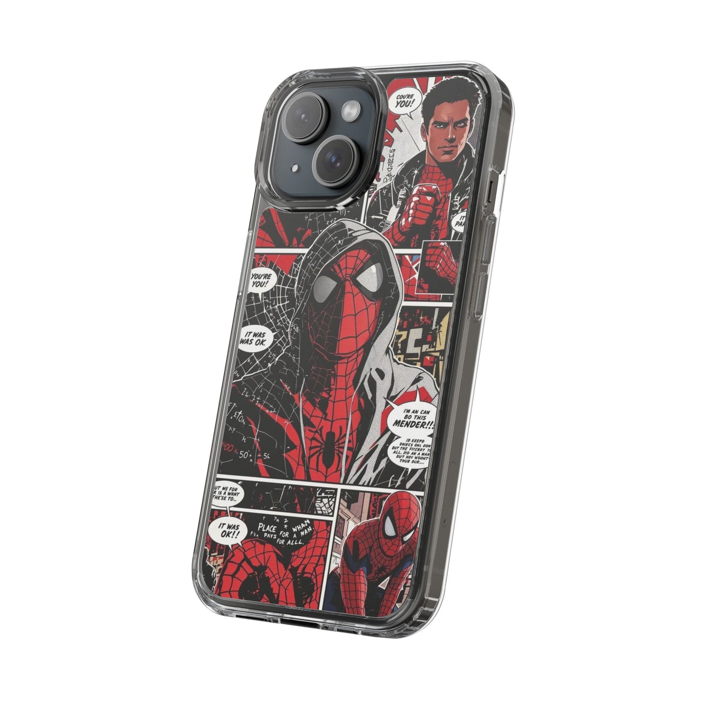 Spiderman Clear Phone Case