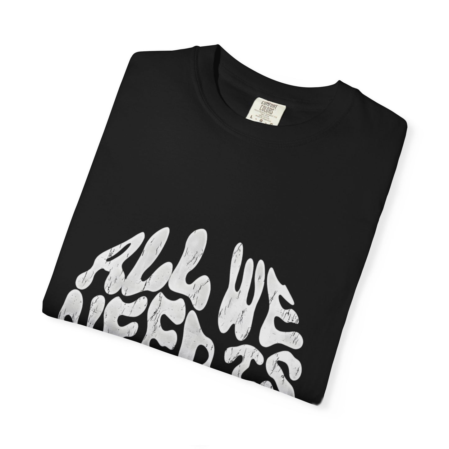 Slogan T-Shirt: All We Need Is Money