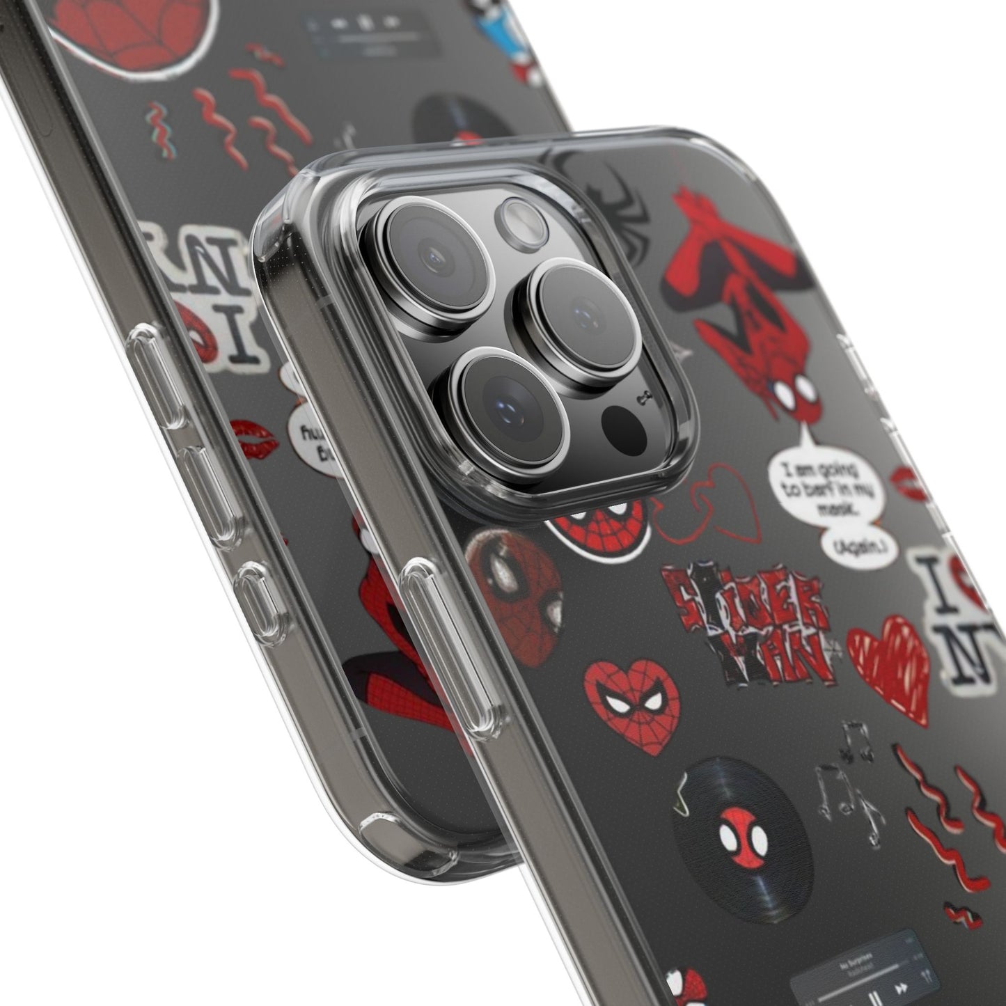 Spiderman Clear Impact-Resistant Phone Case