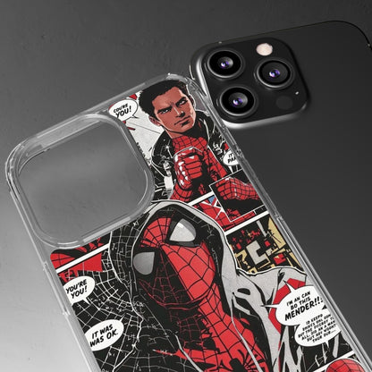Spiderman Clear Phone Case