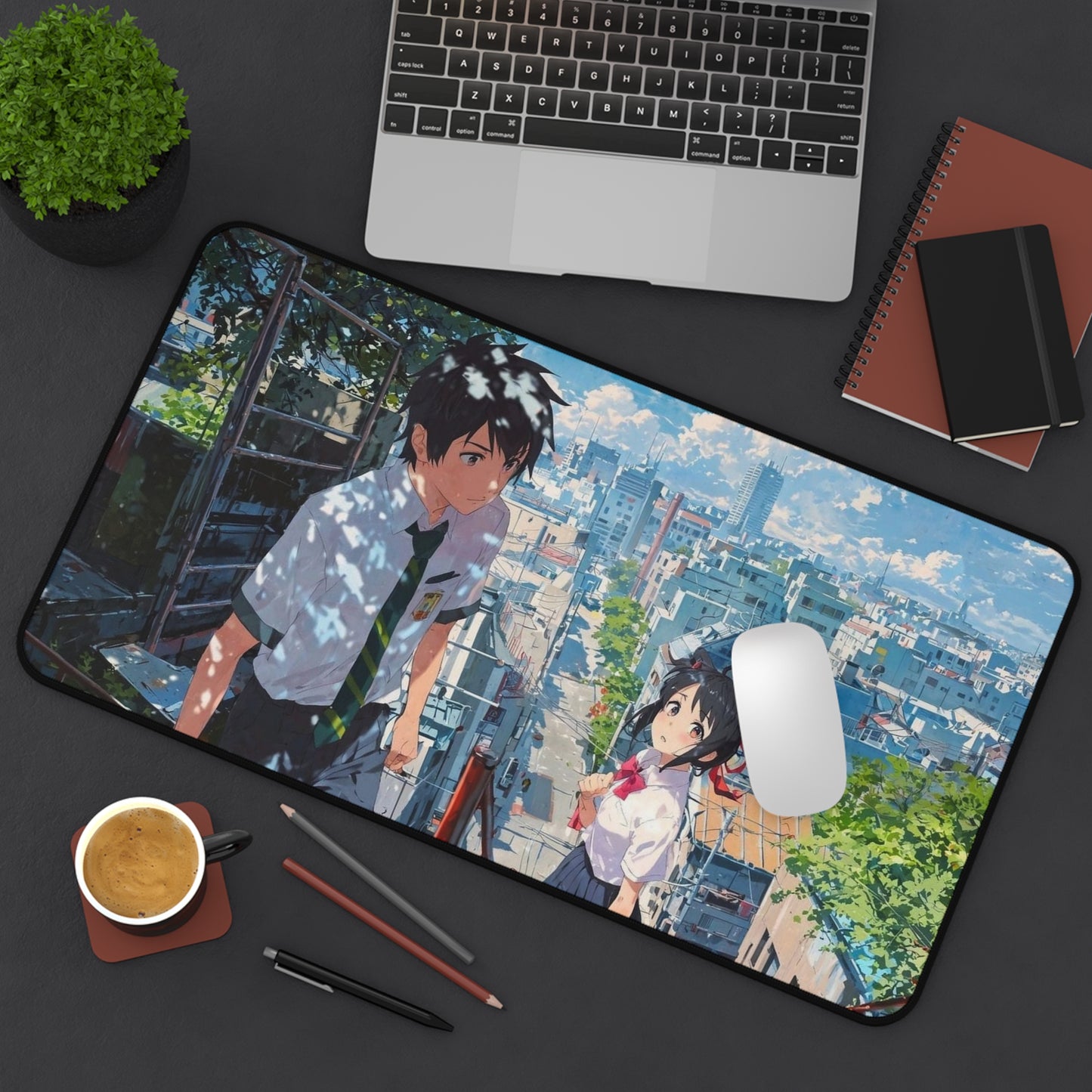 Anime-Inspired Desk Mat