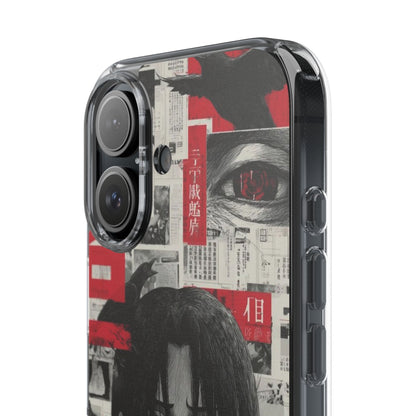 Anime-Inspired Clear Impact-Resistant Phone Case