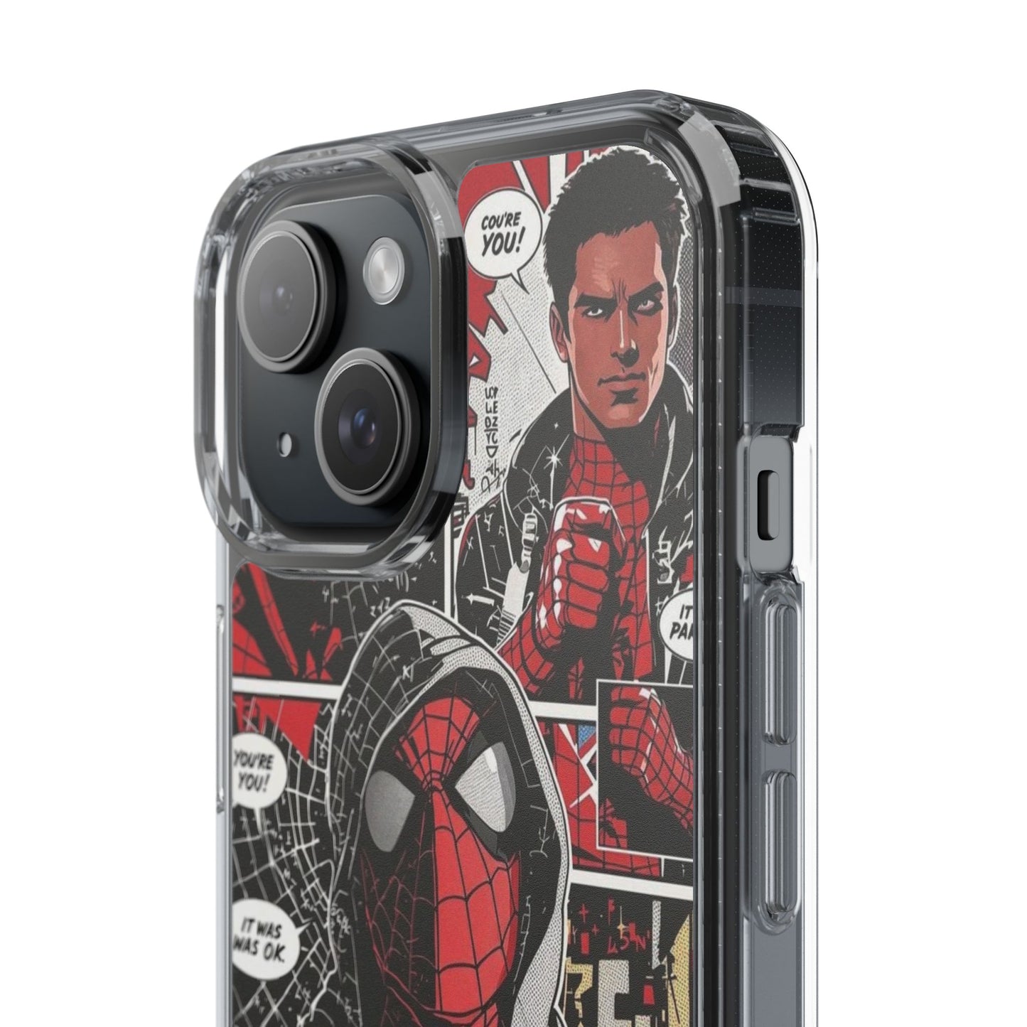 Spiderman Clear Phone Case