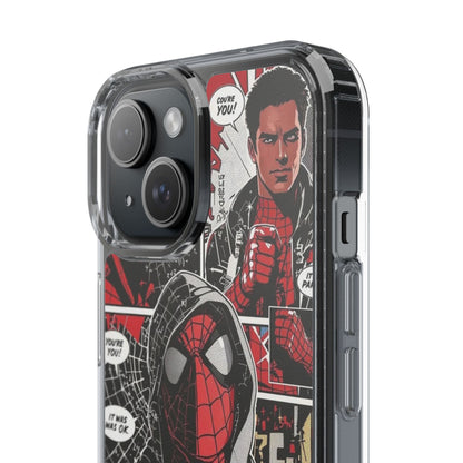 Spiderman Clear Phone Case