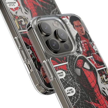 Spiderman Clear Phone Case
