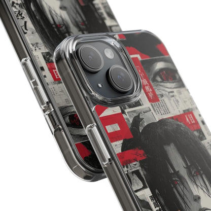 Anime-Inspired Clear Impact-Resistant Phone Case