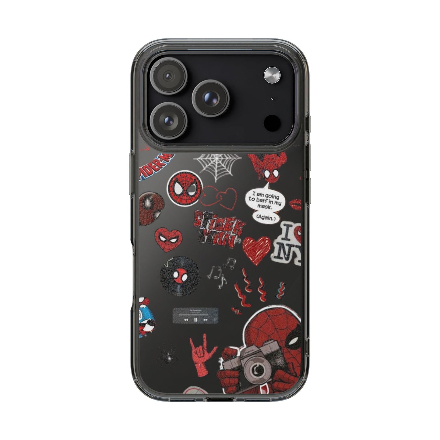Spiderman Clear Impact-Resistant Phone Case