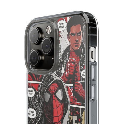 Spiderman Clear Phone Case
