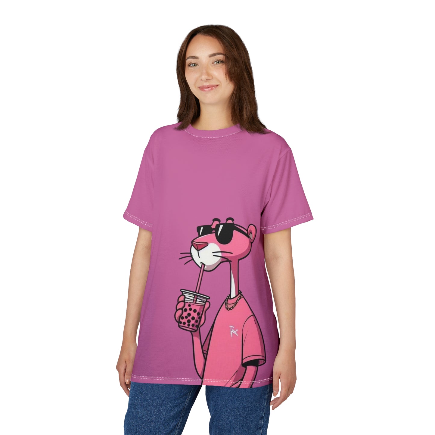 Chill Vibes Unisex Tee - Pink Panther