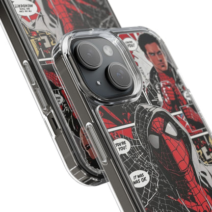 Spiderman Clear Phone Case