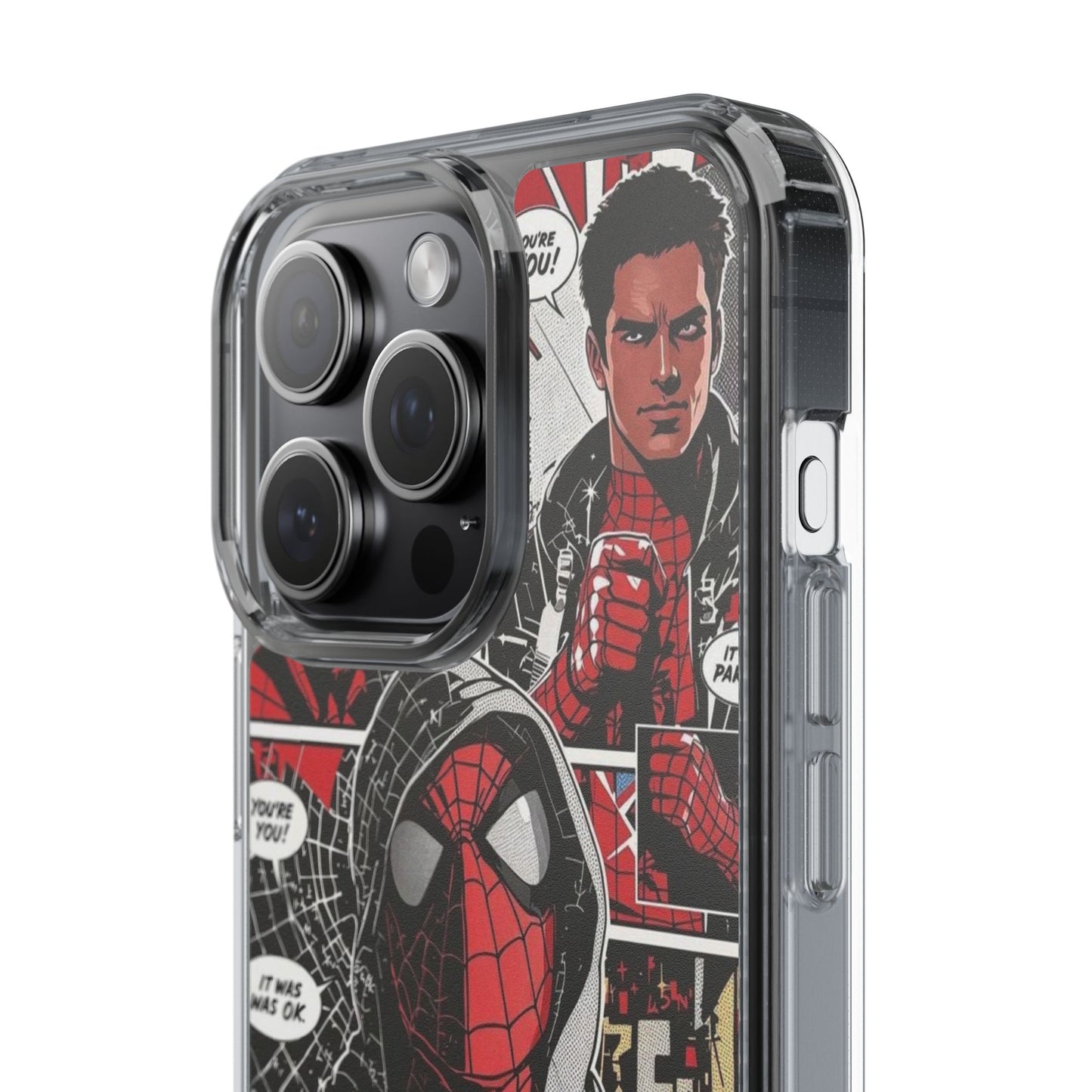 Spiderman Clear Phone Case