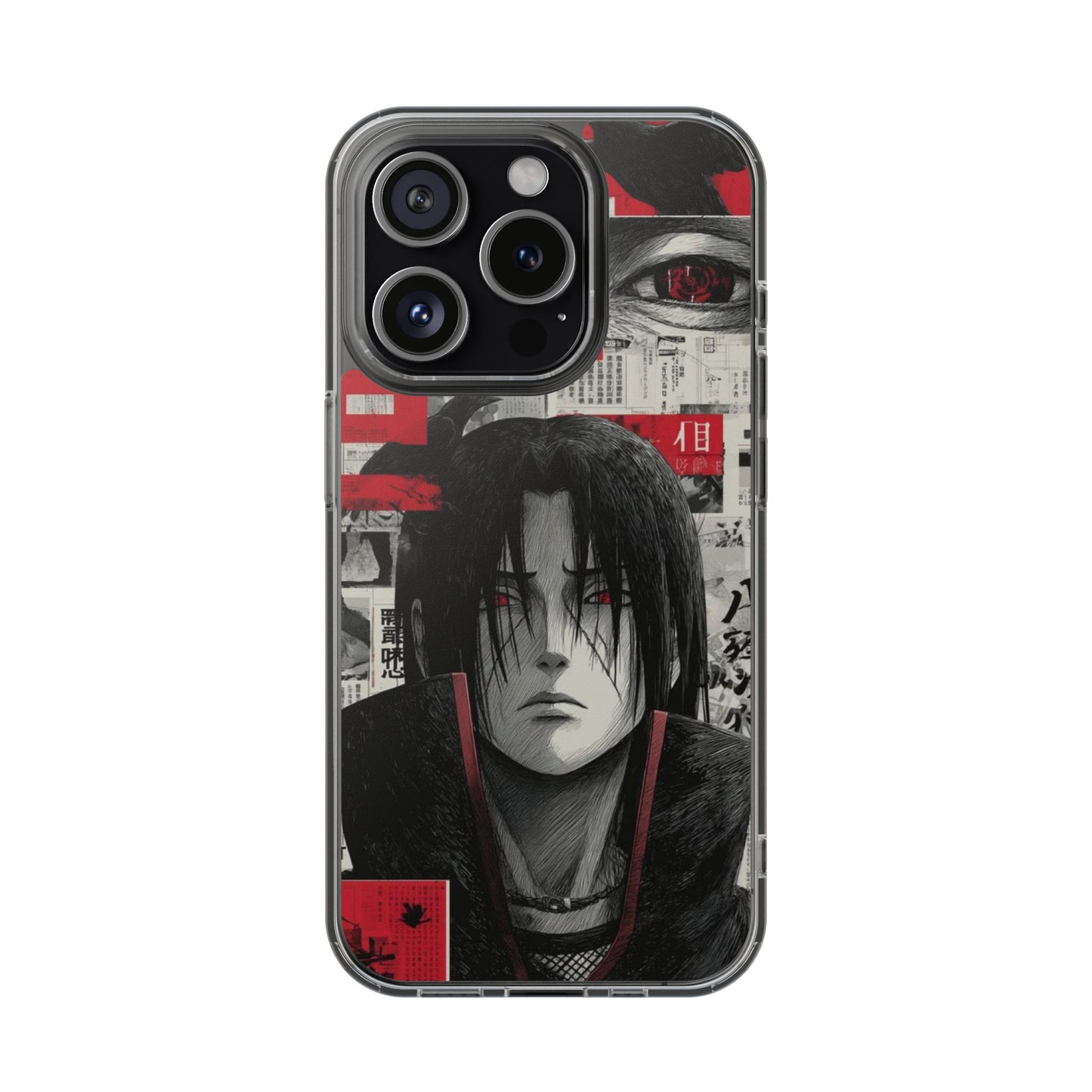 Anime-Inspired Clear Impact-Resistant Phone Case