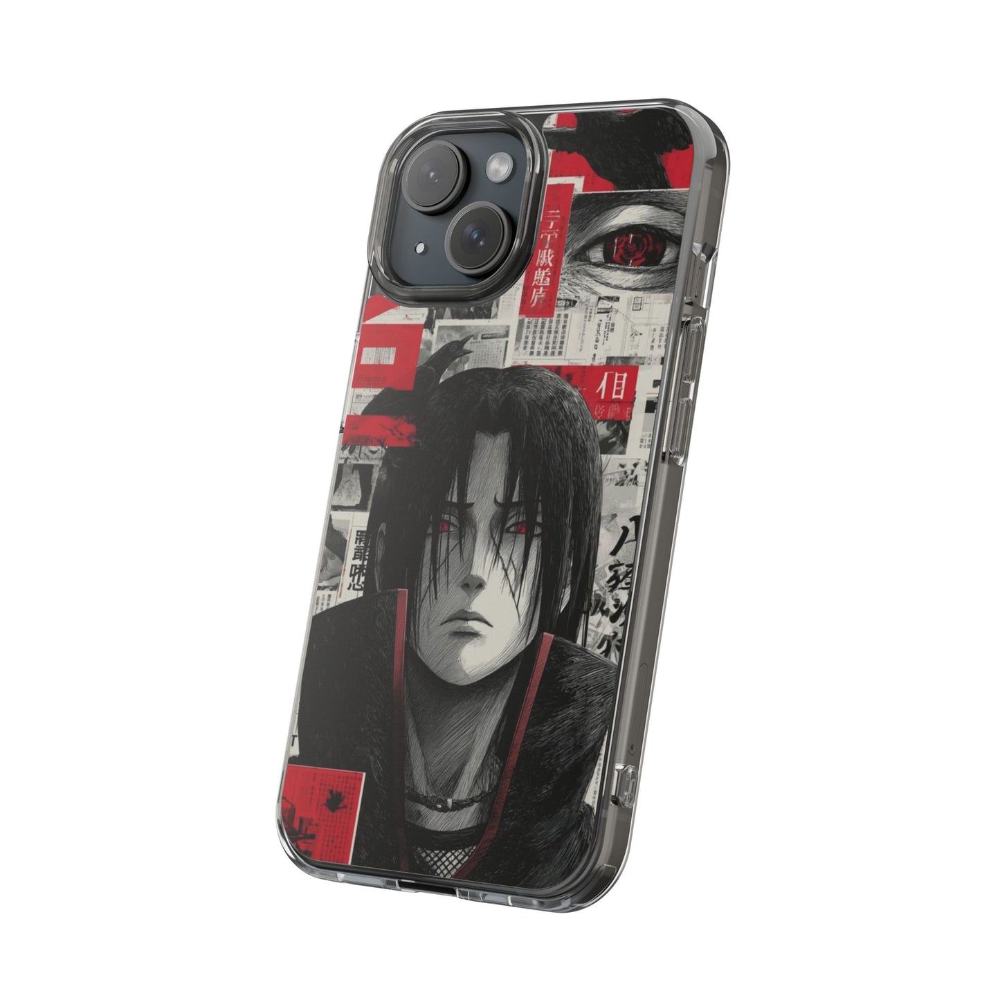 Anime-Inspired Clear Impact-Resistant Phone Case