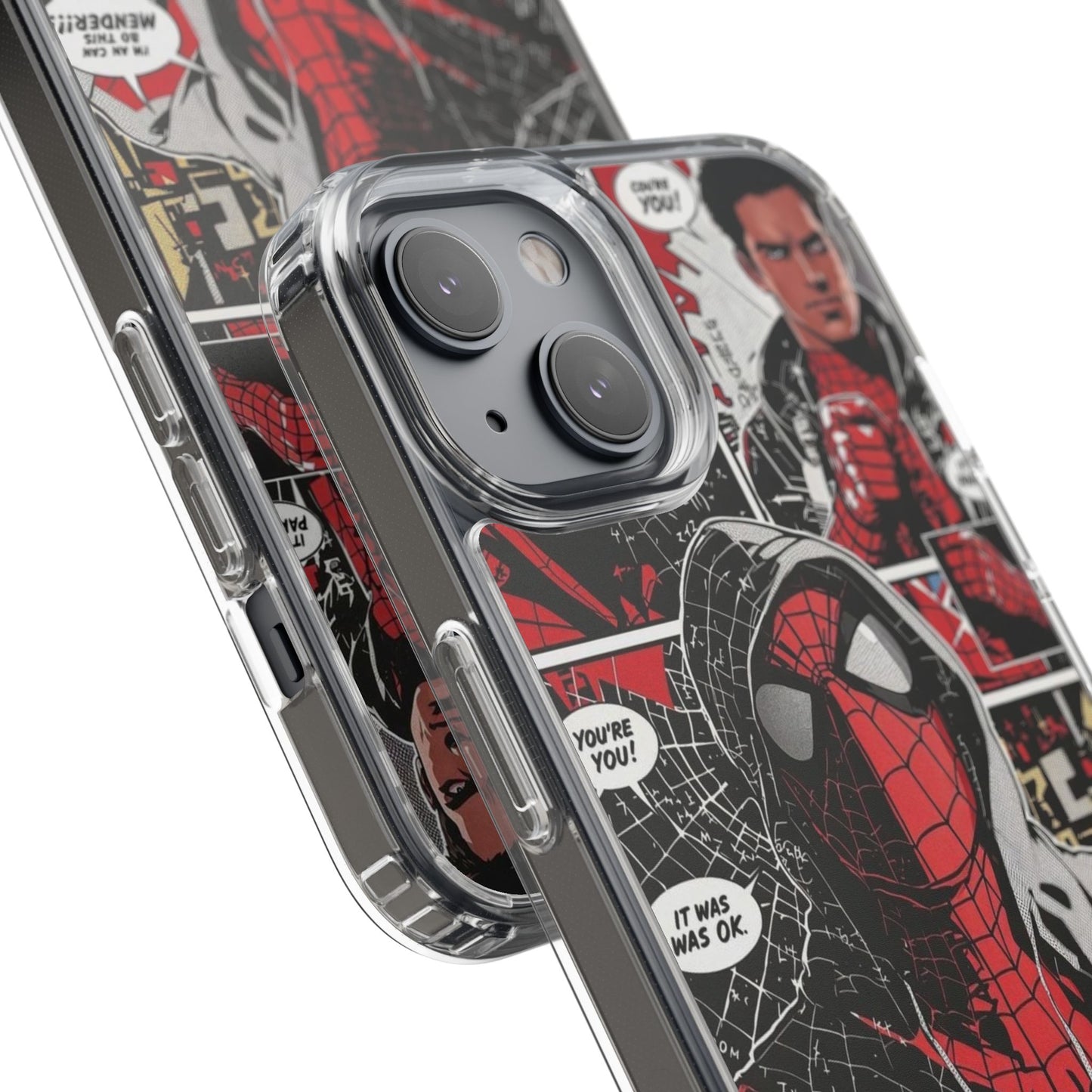 Spiderman Clear Phone Case