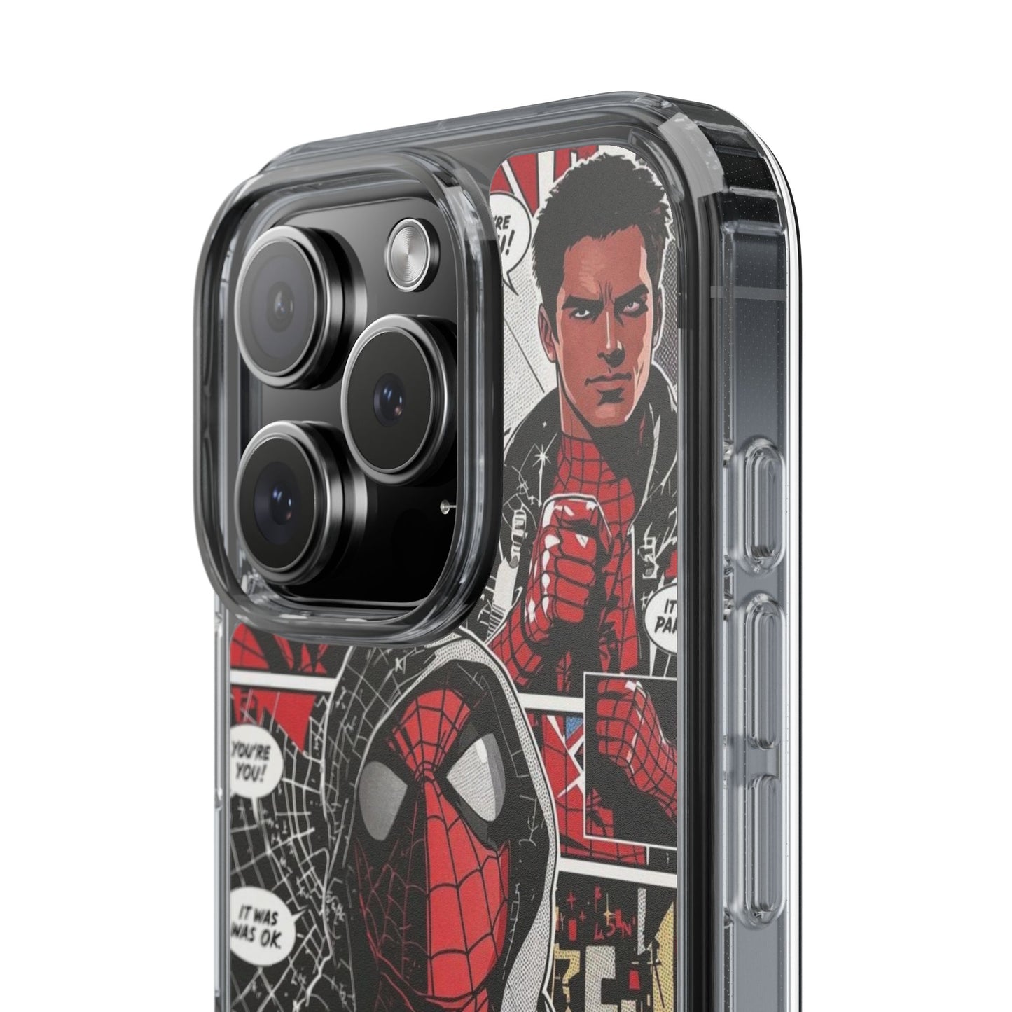 Spiderman Clear Phone Case