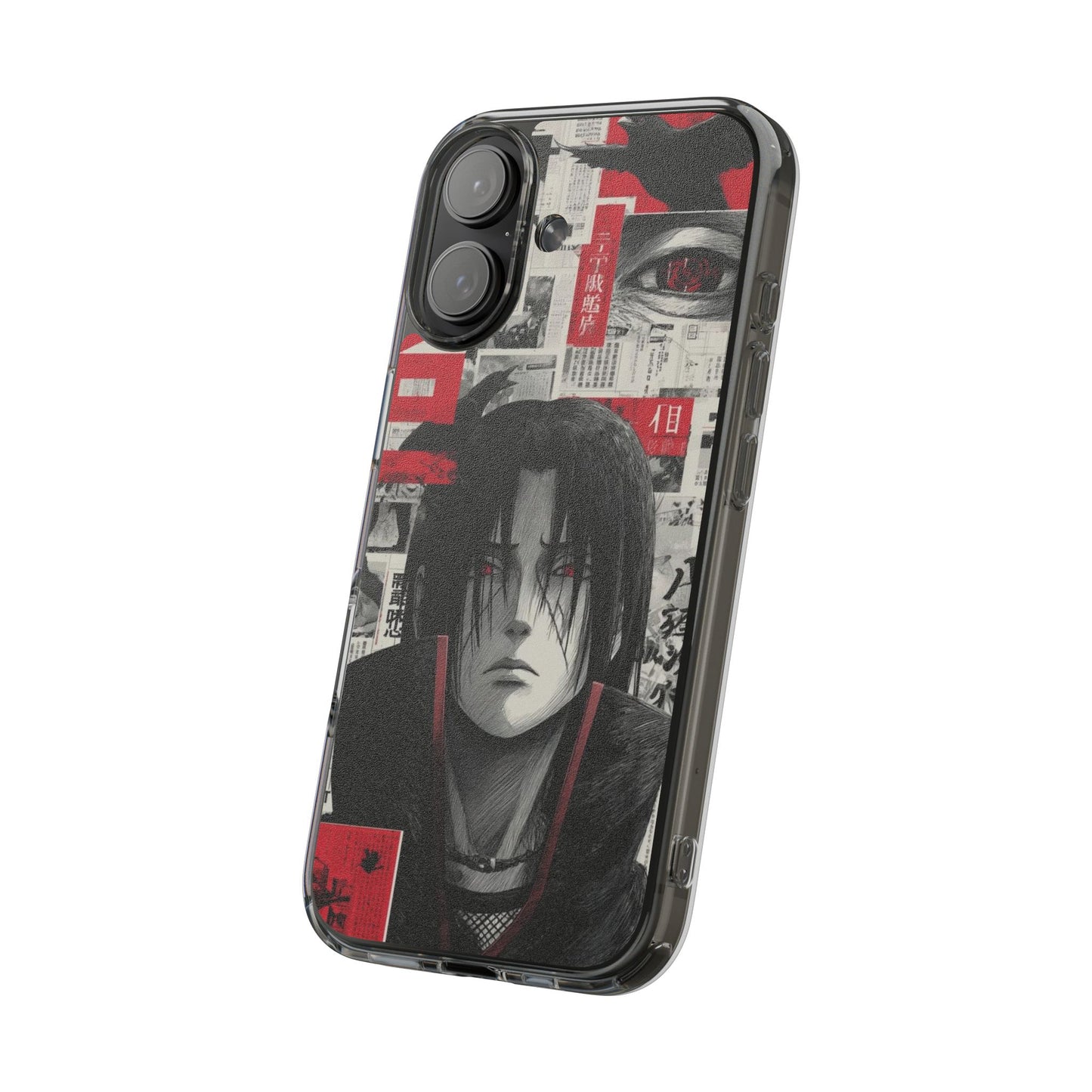 Anime-Inspired Clear Impact-Resistant Phone Case