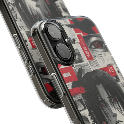 Anime-Inspired Clear Impact-Resistant Phone Case