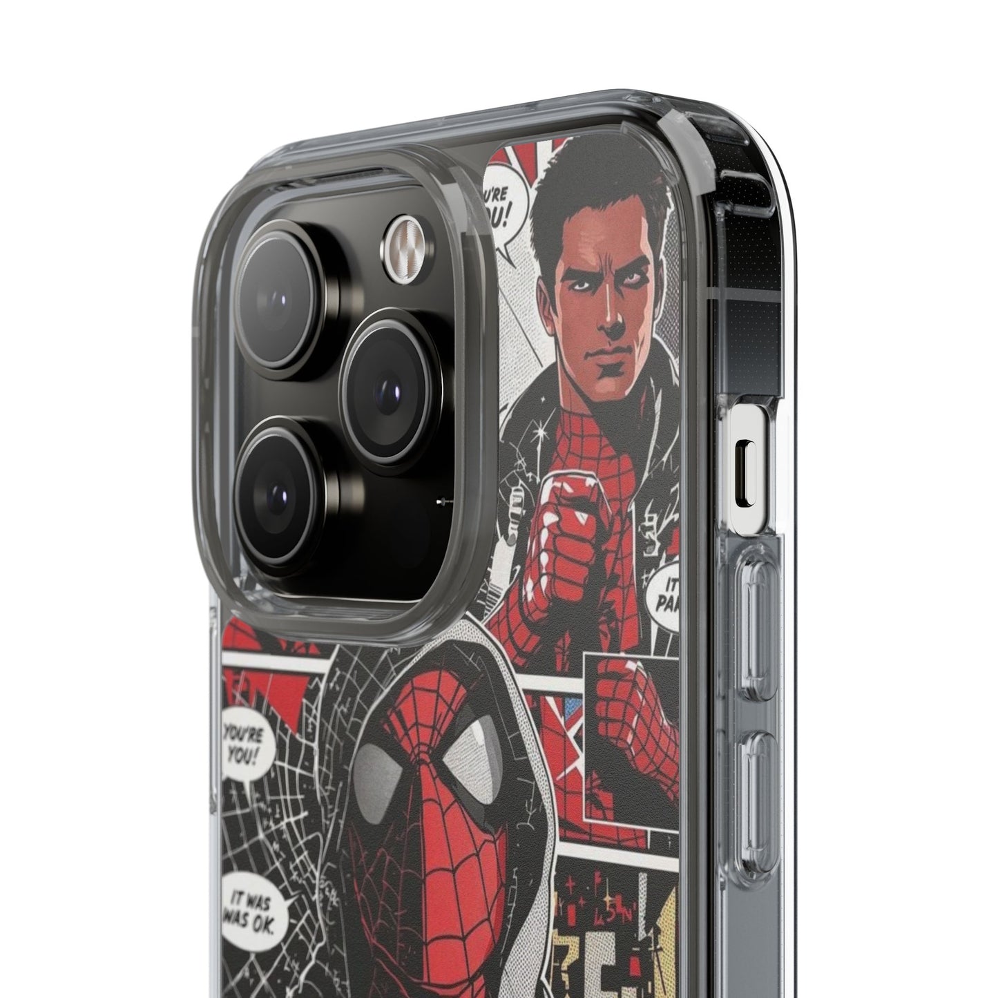 Spiderman Clear Phone Case
