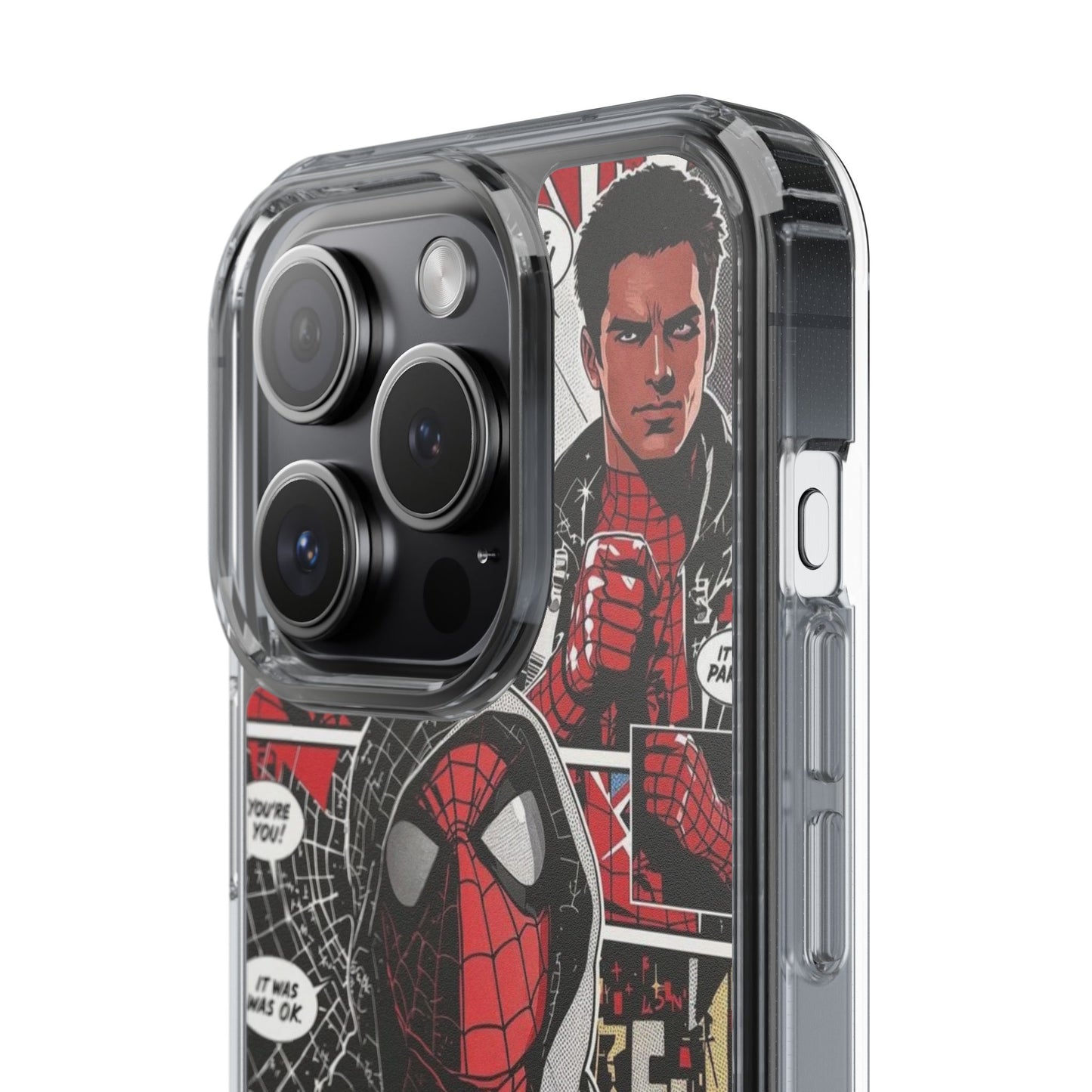 Spiderman Clear Phone Case