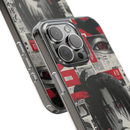 Anime-Inspired Clear Impact-Resistant Phone Case