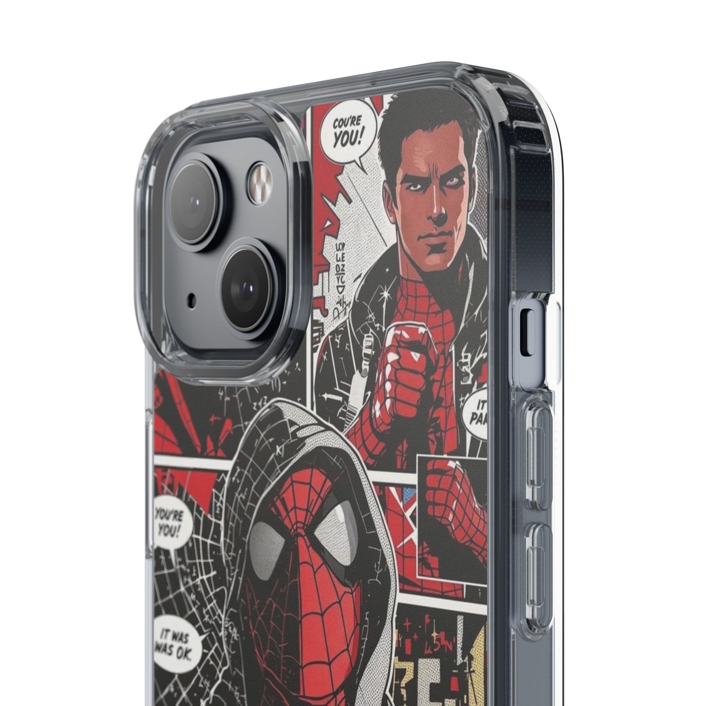 Spiderman Clear Phone Case