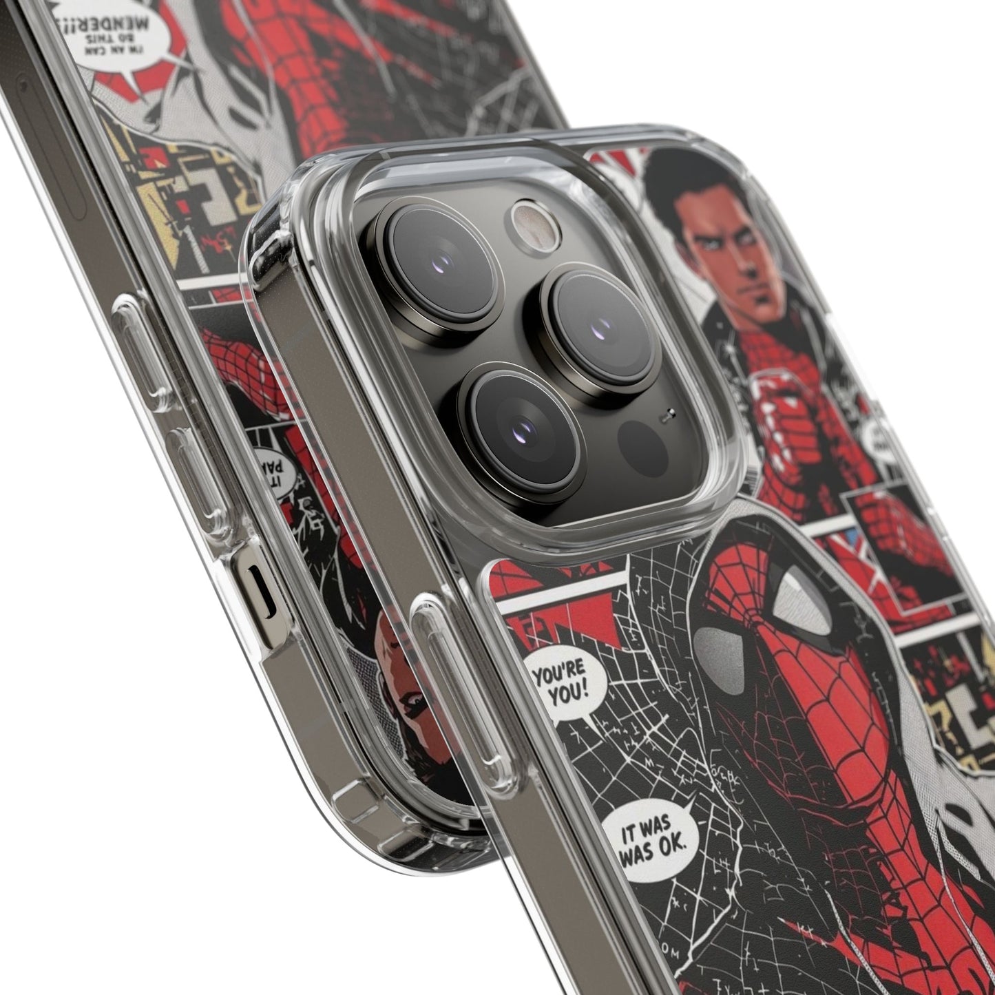 Spiderman Clear Phone Case