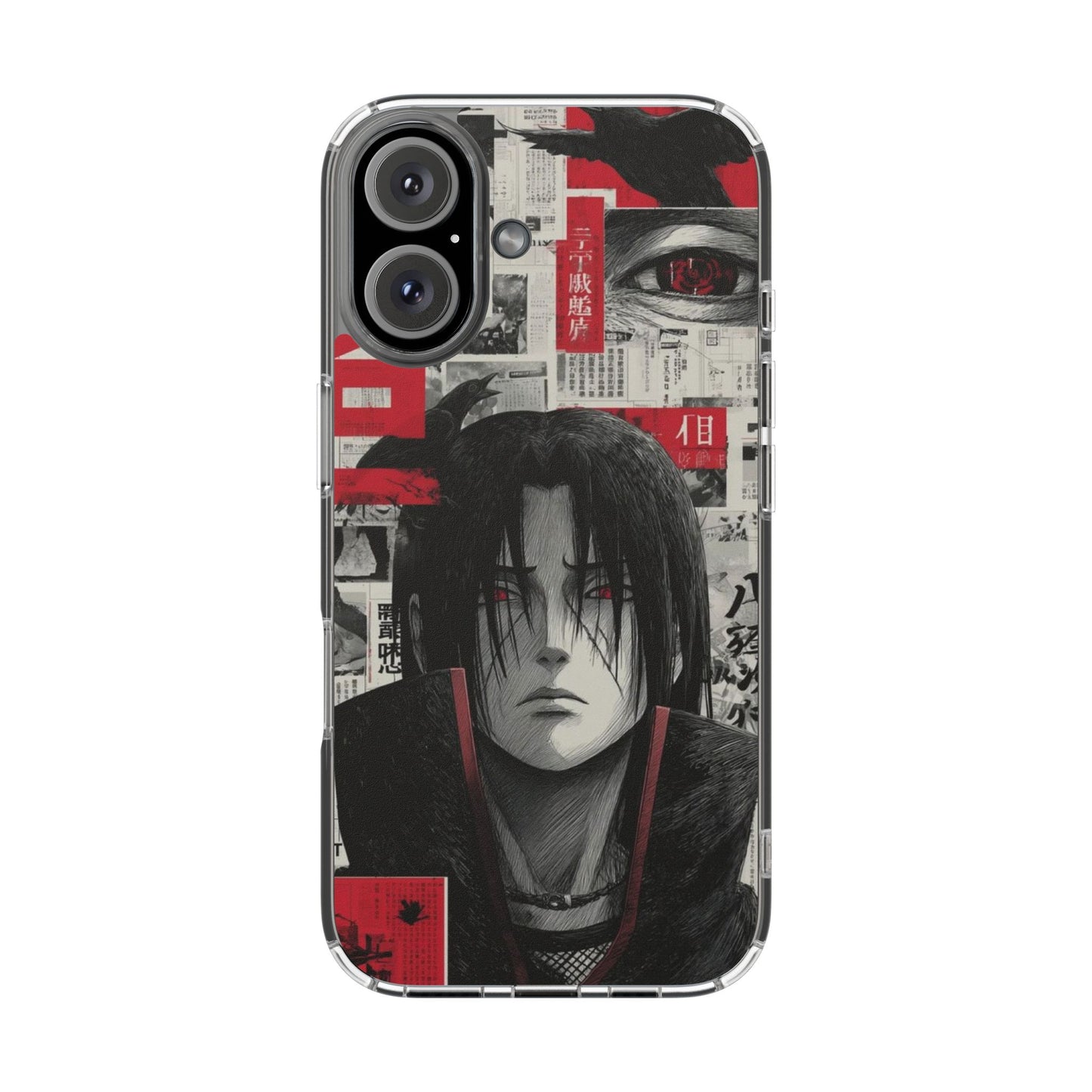 Anime-Inspired Clear Impact-Resistant Phone Case