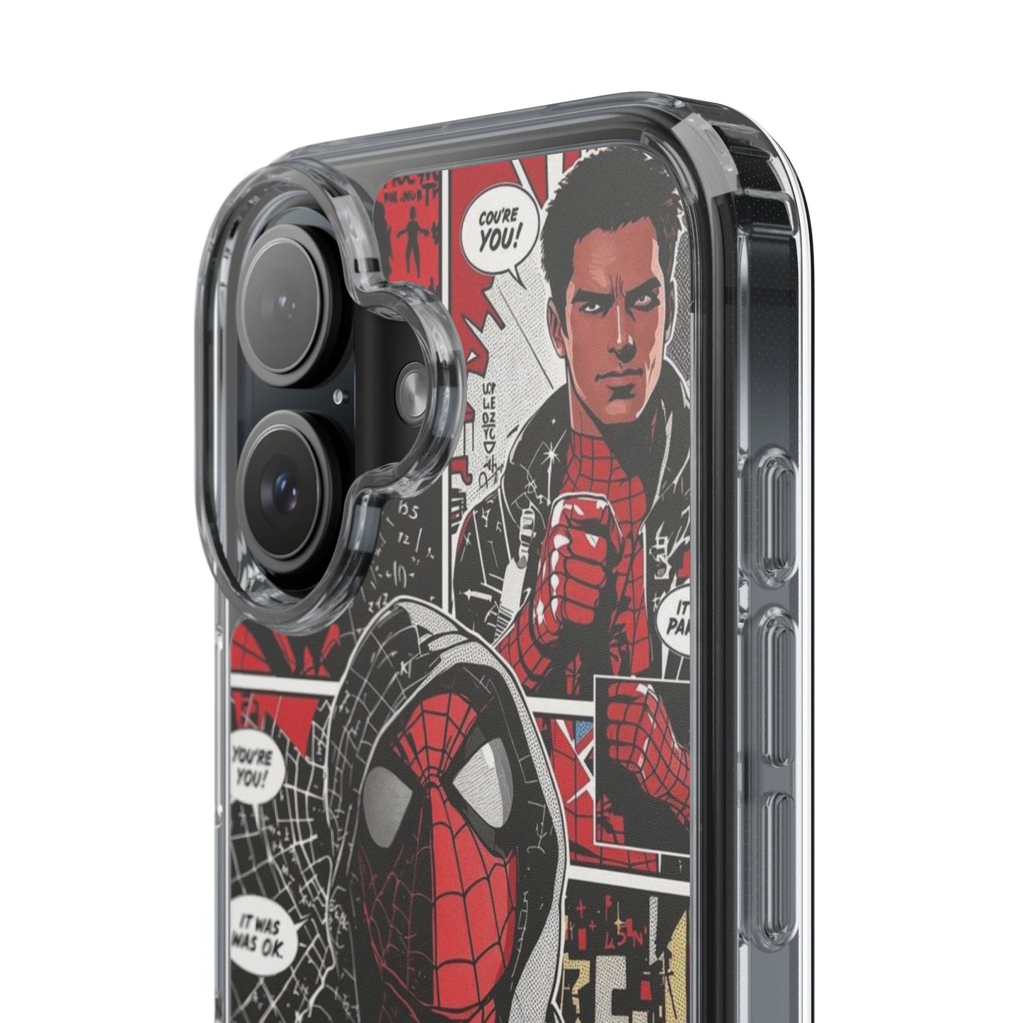 Spiderman Clear Phone Case