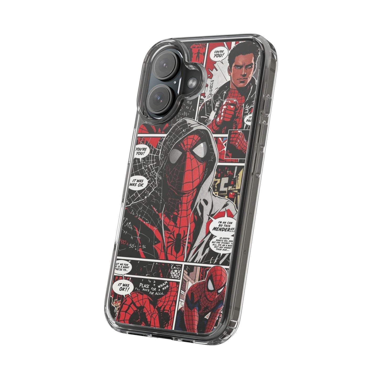 Spiderman Clear Phone Case