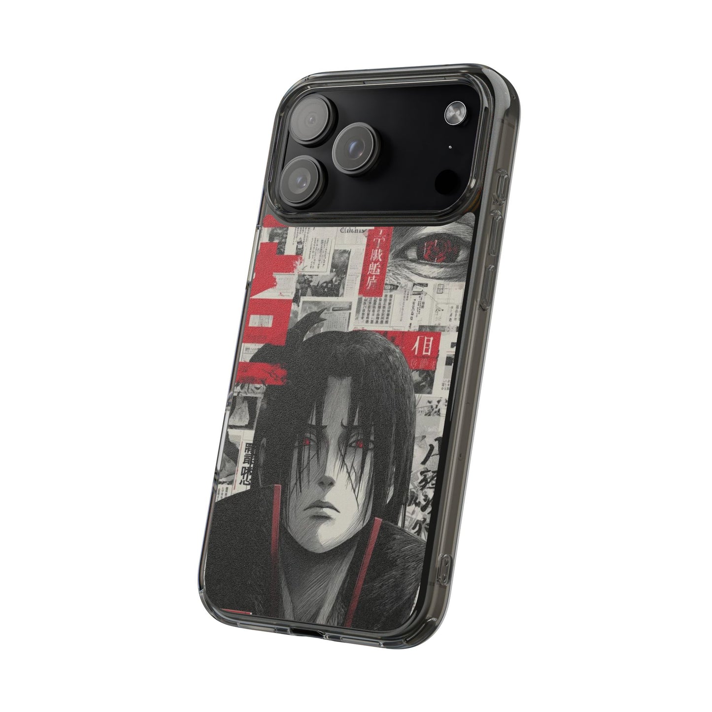 Anime-Inspired Clear Impact-Resistant Phone Case